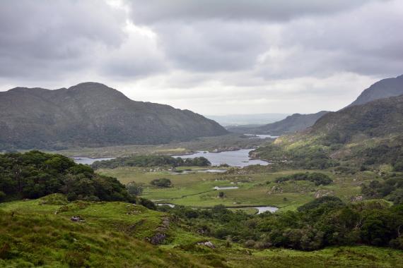 Paysage de la campagne irlandaise