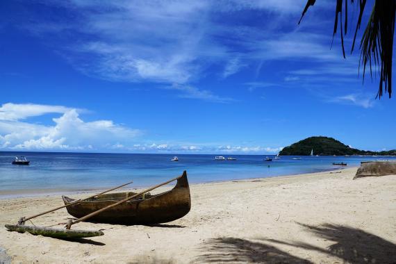 Plage paradisiaque de Nosy Be