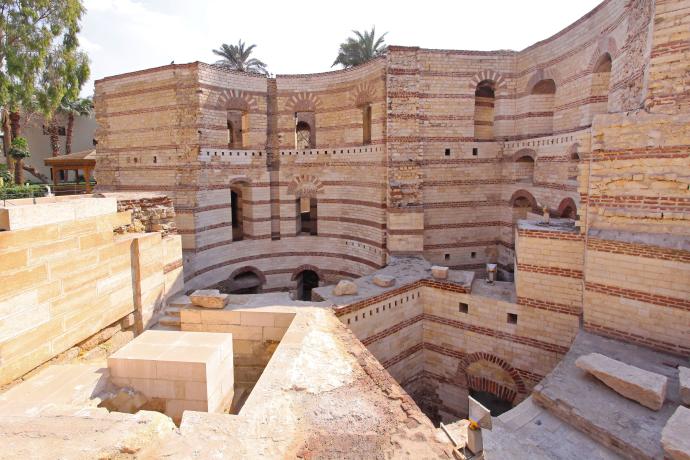 Forteresse Babylone dans le quartier Copte