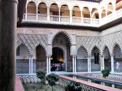 L'un des patios de l'Alcazar