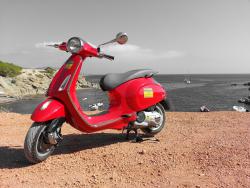 Sortie en Vespa à Ibiza