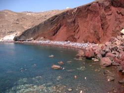 La plage rouge